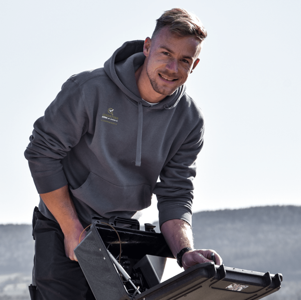 Thomas Fuchs von Leckortung Austria. Elektro-Impuls-Verfahren in Pöllau bei Hartberg